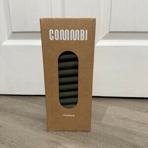 Commbi Terry Cloth Footbed Black Unisex Size W6/M4.